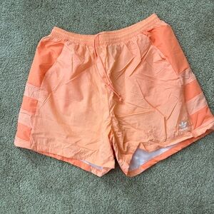 Adidas Women's Vibrant Orange Athletic Shorts